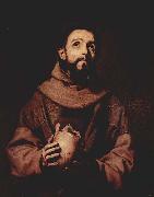 Jose de Ribera Hl. Franz von Assisi Spain oil painting artist
